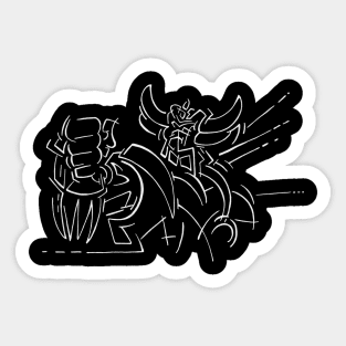 Goldorak Sticker